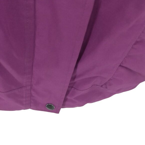 Duluth Trading Company Anorak Purple Hooded Jacket Coat Size L Zipper Pockets - Picture 5 of 11